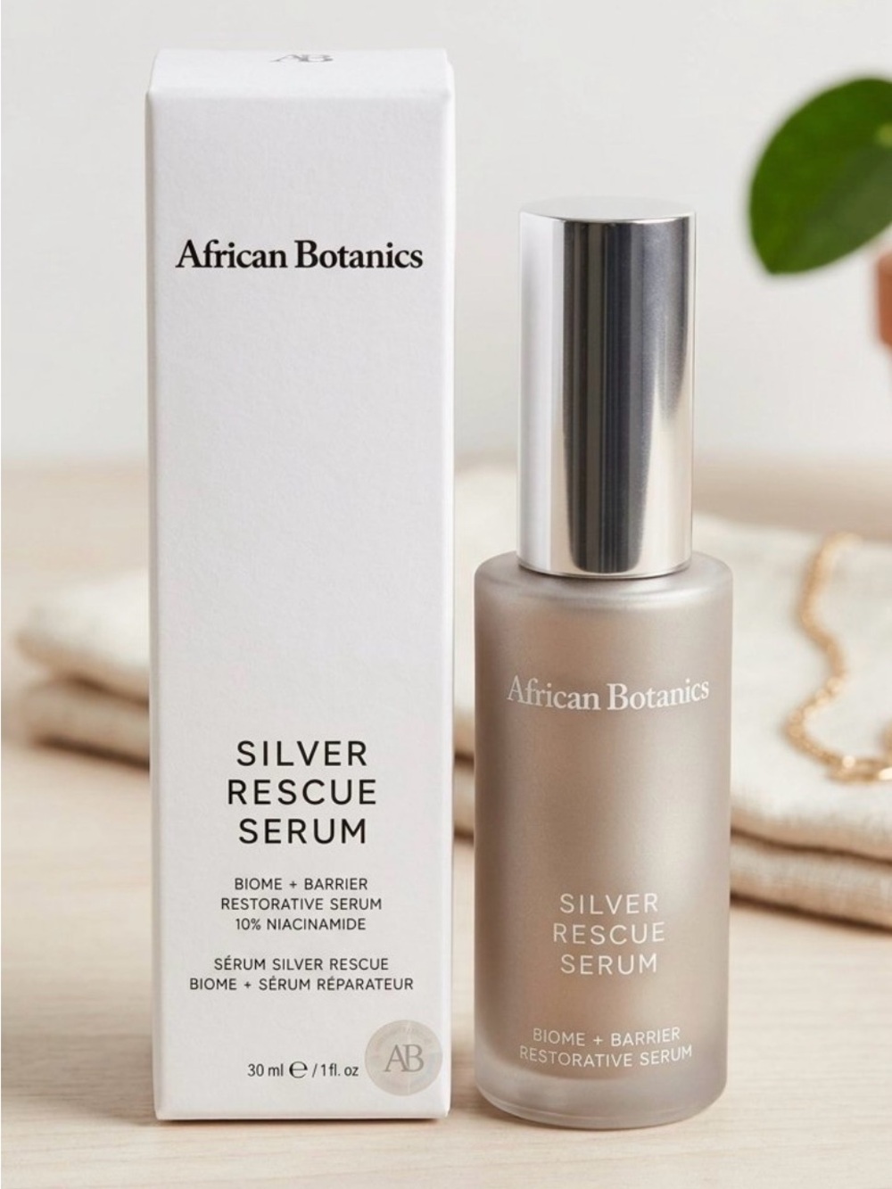 African Botanics Silver Rescue Serum – Silver Restorative Serum for Women 30ml